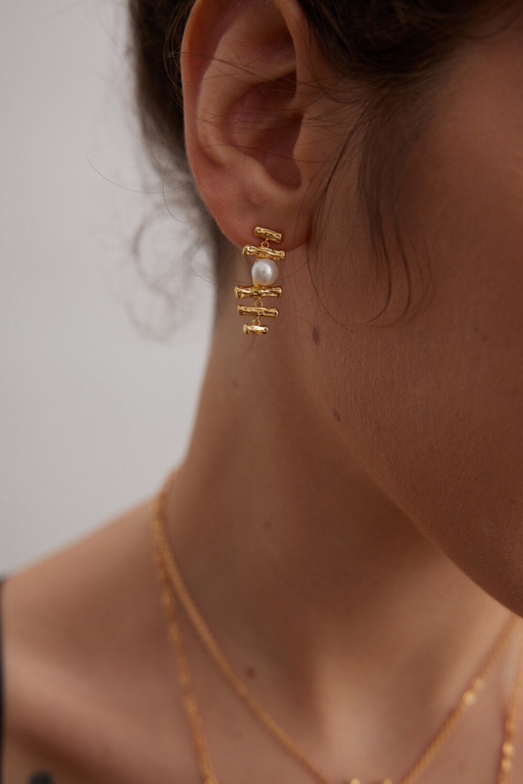 Sterling Silver Pearl Earrings