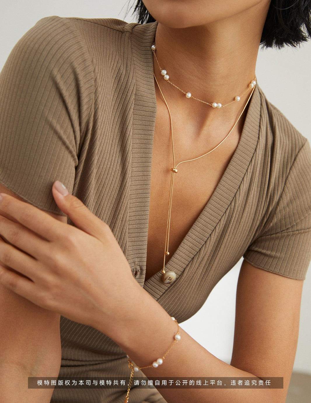 Minimalist Sterling Silver Pearl Necklace – Elegant & Timeless