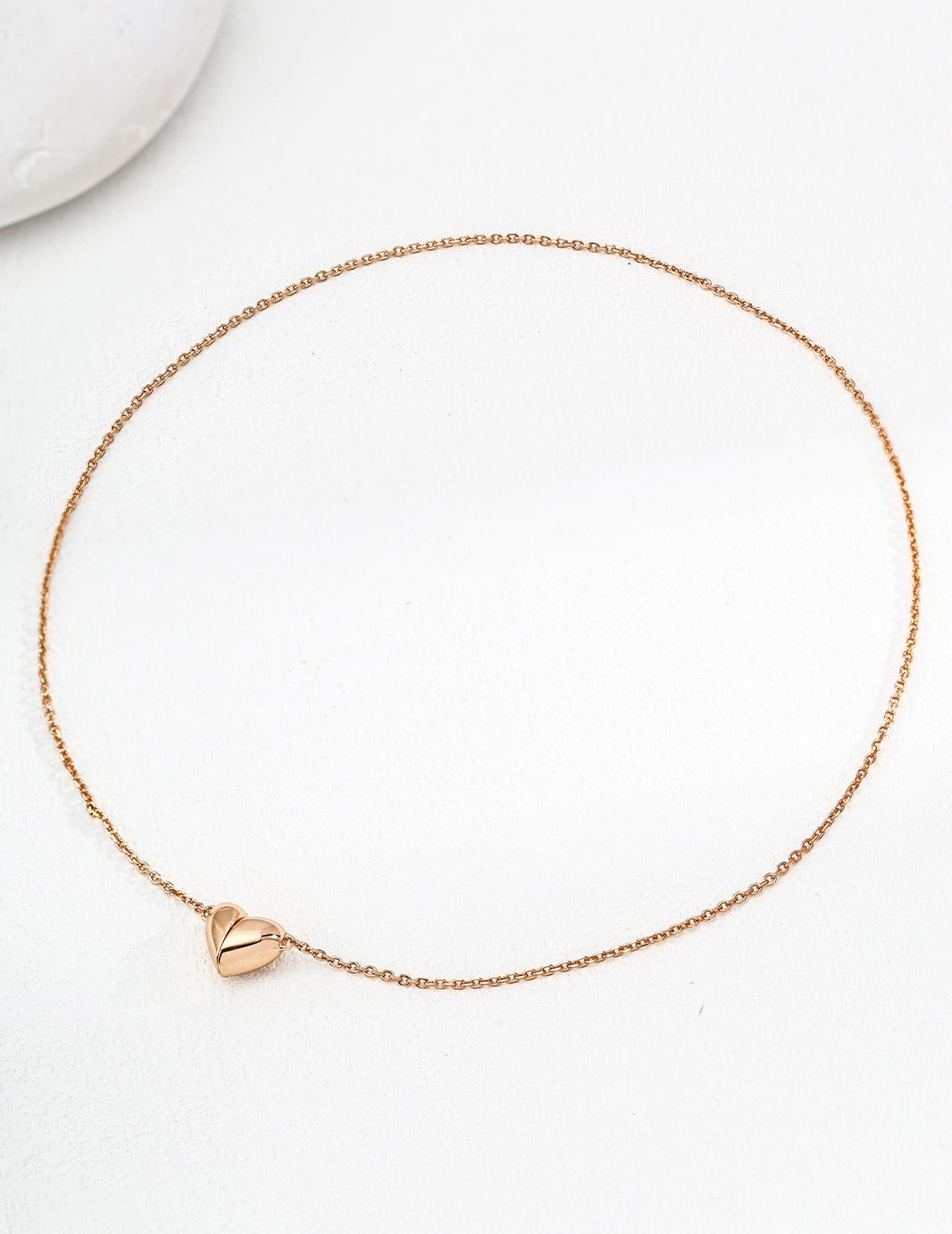 S925 Sterling Silver Minimalist Magnetic Necklace – Vintage Gold, 40cm