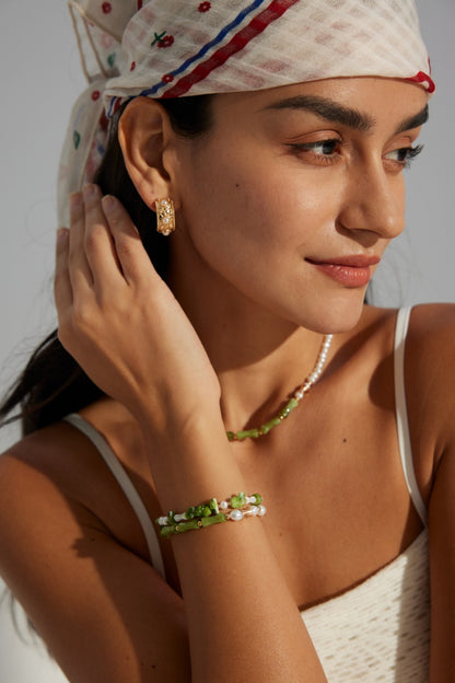 S925 Vintage Zircon Earrings